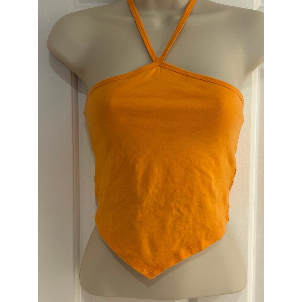 Hollister Orange Halter Tank Top